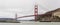 Golden Gate Bridge and Sausalito marina