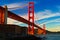 Golden Gate Bridge at Sunset from Fort Point