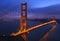 Golden Gate Bridge Sunset Pink Skies San Francisco