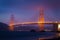 Golden Gate After Sunset in Summer