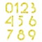 Golden geometric numbers