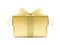 Golden gift box