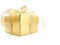 Golden gift box