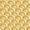 Golden glitter circle half style seamless pattern