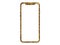 Golden glitter smart phone device mockup template