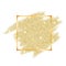 Golden glitter template