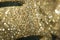Golden glitter texture christmas abstract background