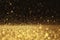 Golden glitter texture christmas abstract background, gold glitter defocused abstract background