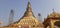 Golden Global Pagoda in Maharashtra, India