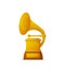 Golden Gramophone Award, Trumpet and Needle Vector