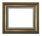 Golden and gray picture frame
