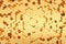 Golden honeycomb background