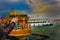 Golden Horn Fishermens Boats Seagulls Eminonu Istanbul