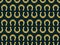 Golden horseshoes seamless pattern. Irish symbol of good luck. Background for greeting card, wrapping paper, promotional materials