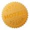 Golden HOTEL Award Stamp