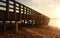 Golden Hour on Duxbury Bay with a Bridge