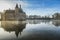 Golden hour image of Castle Horst Holsbeek