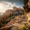 Golden Hour Majesty: The Acropolis in Athens, Greece