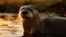 Golden Hour Otter: National Geographic\\\'s Agfa Vista Shot
