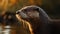 Golden Hour Otter: National Geographic\\\'s Agfa Vista Shot