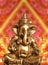 Golden Idol of Hindu Lord Ganesh Blessing Everyone