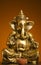 Golden Idol of Lord Ganesh Blessing Everyone