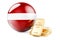 Golden ingots with Latvian flag. Foreign-exchange reserves of Latvia concept. 3D rendering