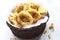 Golden italian fried calamari