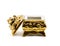Golden jeweller small box