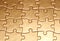 Golden jigsaw