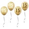 golden jubilee balloons