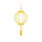 Golden lantern pattern. chinese lantern silhouette for decoration for Chinese New Year