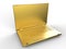 Golden laptop