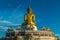 Golden large Buddha statue