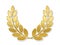 Golden Laurel Wreath Greek Roman Force Symbol