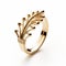 Golden Leaf Ring - Neoclassicist Inspired Crown Design