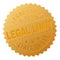 Golden LEGAL LIMIT Badge Stamp