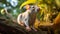 Golden Light: Captivating Rat Of The Harpia Harpyja Species