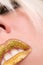 Golden lips