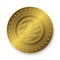 golden Litecoin coin