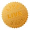 Golden LIVE Award Stamp