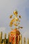 Golden of lotus flowers at Wat Phra That Doi Suthep, Chiang Mai