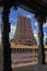 Golden lotus tank and gopurams Meenakshi Amman Temple is a historic hindu temple located in Madurai city in Tamil Nadu