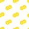 Golden Lucky Coins Icon Seamless Pattern