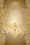 Golden luxurious Christmas wallpaper, bright xmas banner