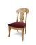 Golden luxury chair, Isolated