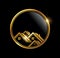 Golden Luxury Real Estate Logo Icon