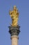 The golden Maria of Munich in Bavaria
