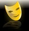 Golden mask of comedy