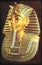 Golden mask of the Egyptian pharaoh tutankhamun